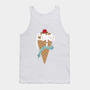 Ice Cream Cat Tank Top